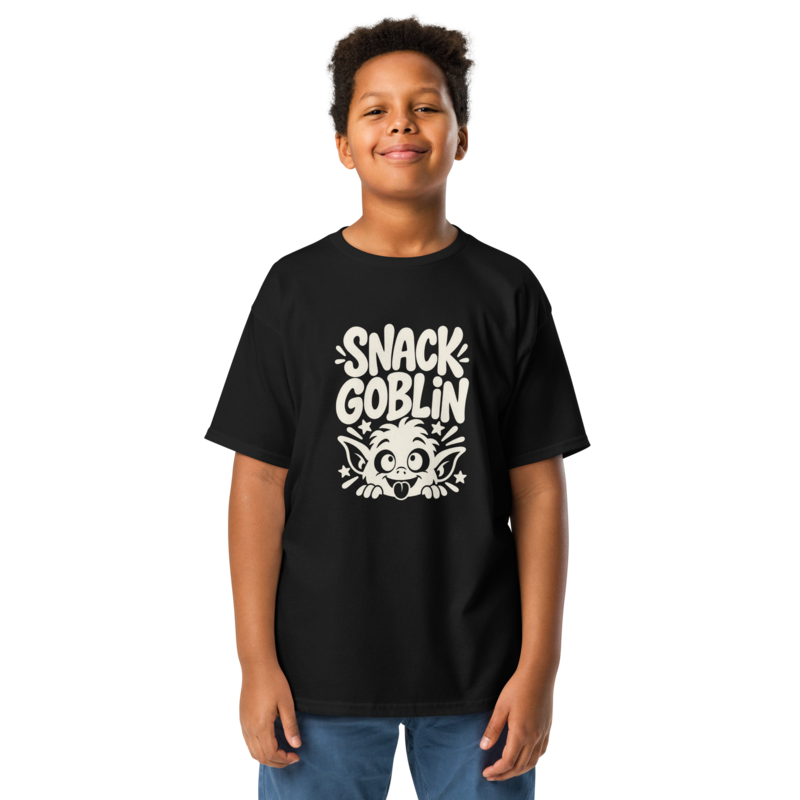 Snack Goblin Halloween tee in Black - Mama Said So Tees