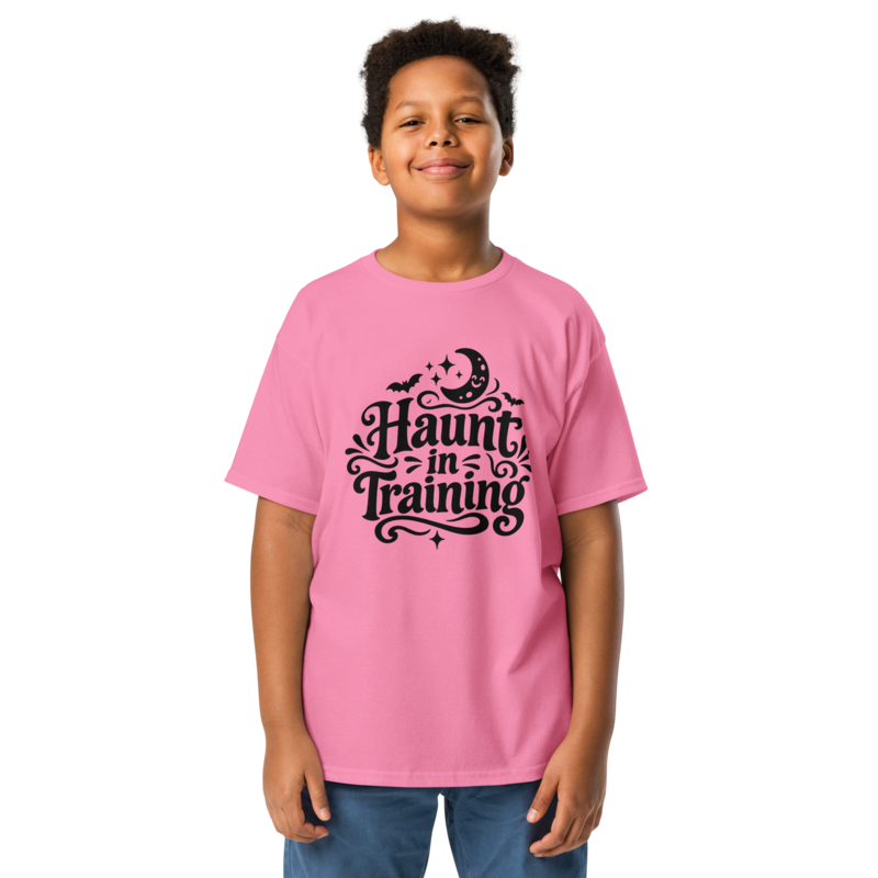 Haunt in Training Halloween tee in Azalea - Mama Said So Tees