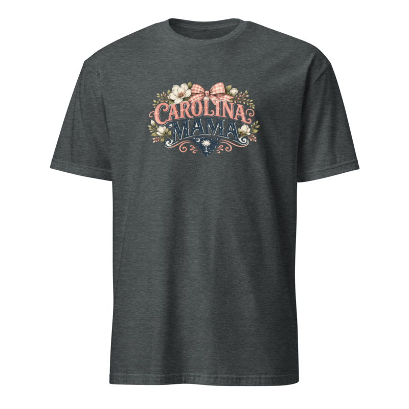 Carolina Mama — Southern Mom Graphic Tee in Dark Heather - Mama Said So Tees