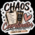 Chaos Coordinator — Kiss-Cut Sticker
