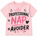 Professional Nap Avoider Kids Shirt