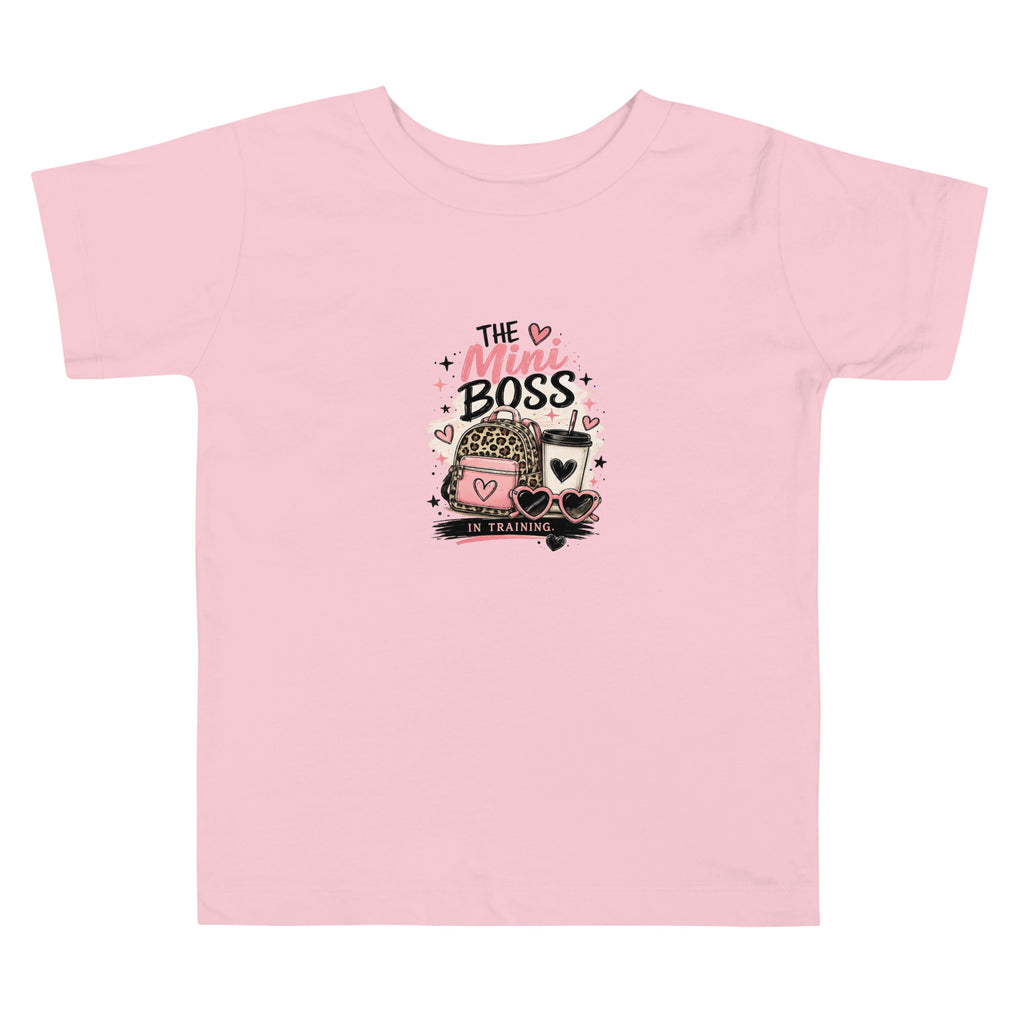 The Mini Boss toddler graphic tee