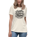 Pumpkin Patch Mama Halloween tee worn by a model, Natural - Mama Said So Tees