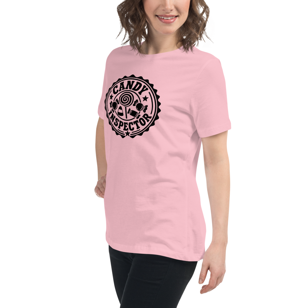 Candy Inspector - Women's Halloween Tee - on model