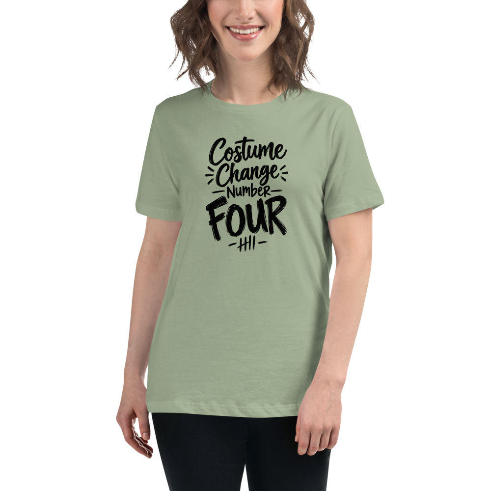 Costume Change Number Four - Women's Halloween Tee - on model