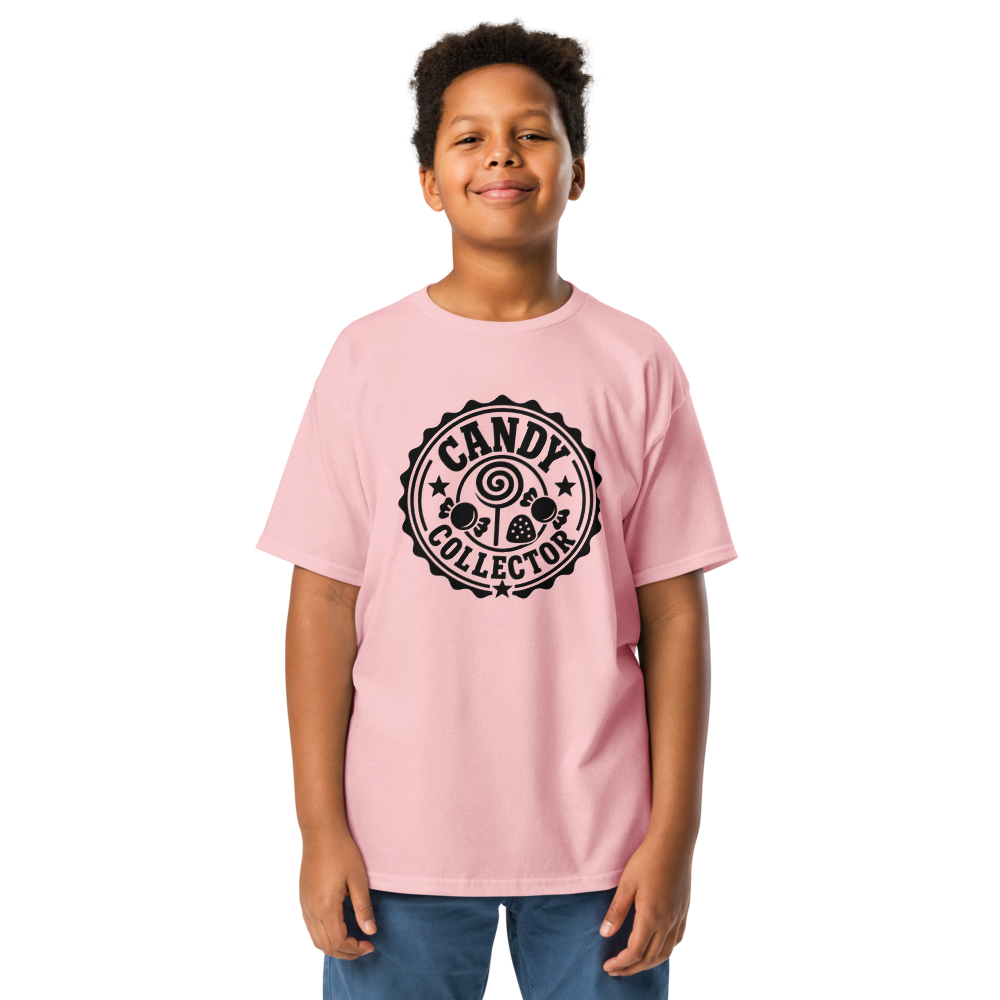 Candy Collector Kids Halloween Shirt - on model