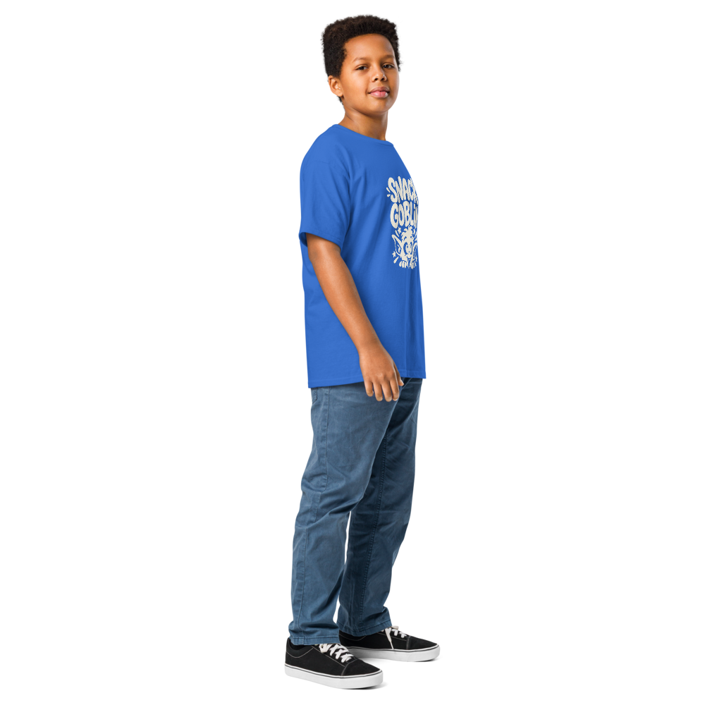 Snack Goblin Kids Halloween Shirt - Royal colourway