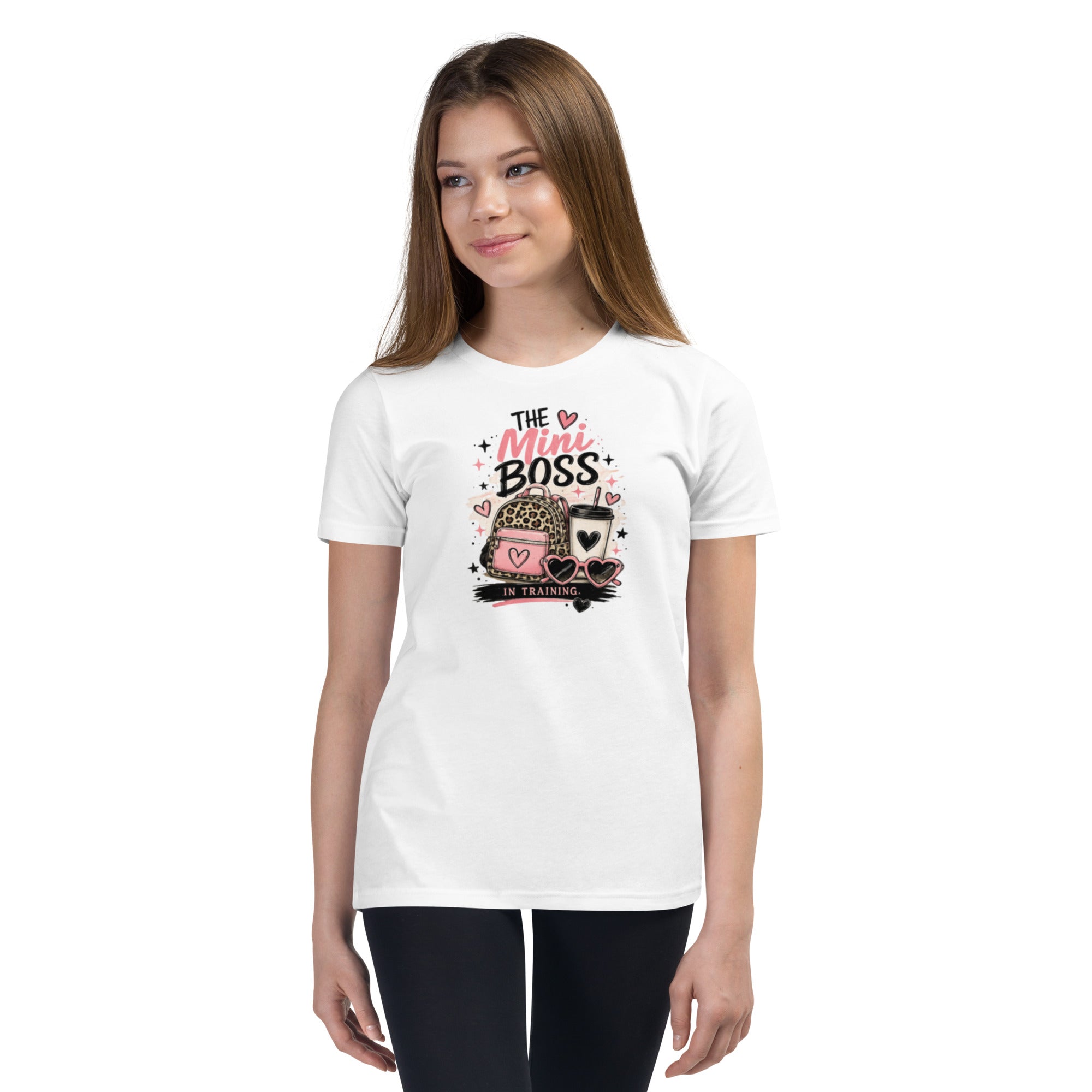 The Mini Boss kids graphic tee
